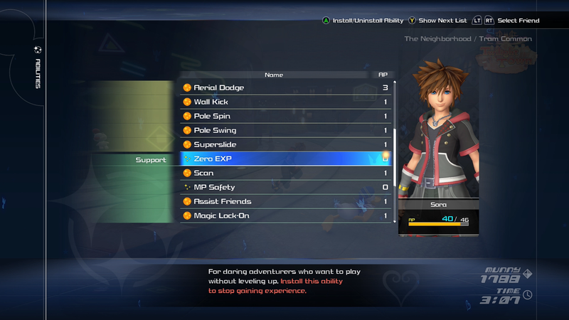I mean, don’t use this “Zero Exp” ability, either, unless you want to scream a lot.